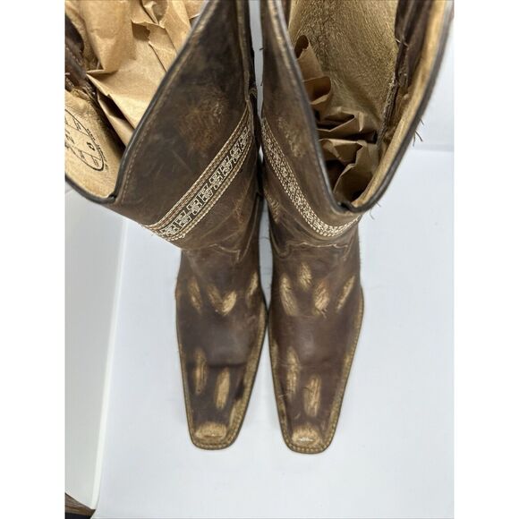 Men’s Boots and Leather Size 8  Brown And Metal Holes Tres Garcia main image 8